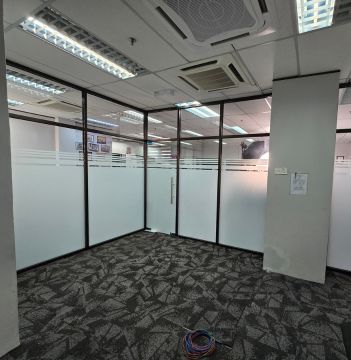 Glass Partition Installation